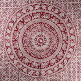 Tenture Mandalas BC23-44 Bordeaux
