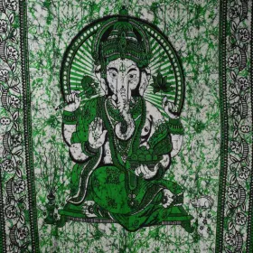 Tenture Ganesh BC23-49 Vert