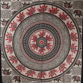 Tenture Mandalas Éléphant BC23-61