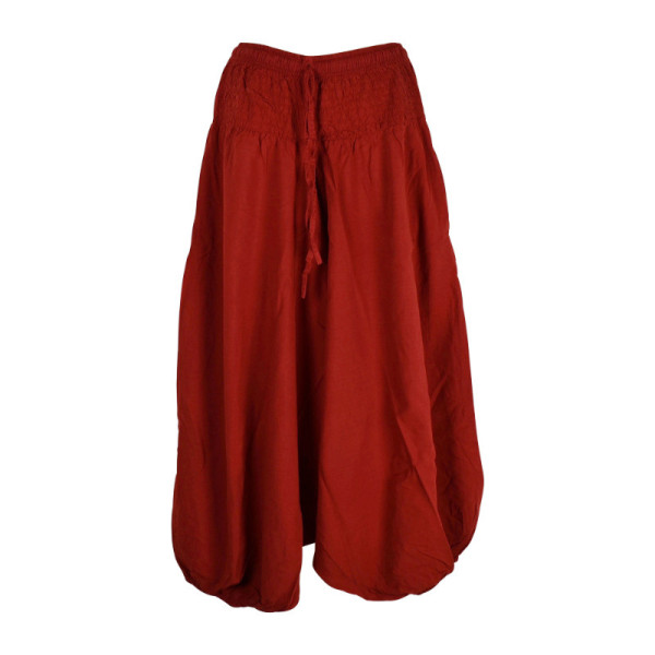 Sarouel Femme Masina Coton Rouille