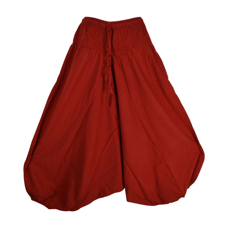Sarouel Femme Masina Coton Rouille