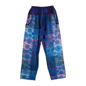 Pantalon Bihadi Mandalas Ton Bleu