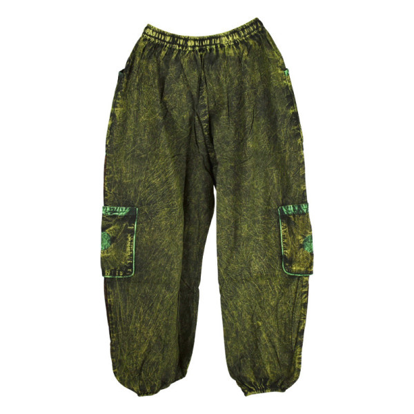 Pantalon Saoli Tie Dye Vert