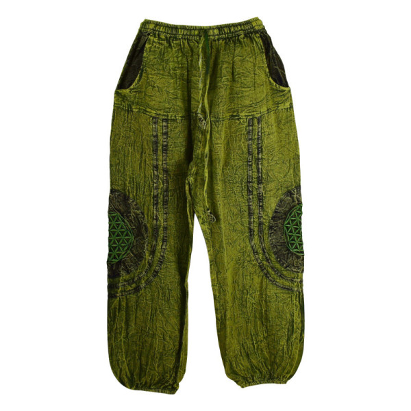 Pantalon Mixte Madani Délavé Vert