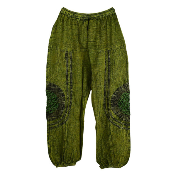 Pantalon Mixte Madani Délavé Vert