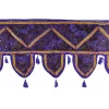 Toran Vintage Violet et Miroirs - Décoration Porte Inde (08A)