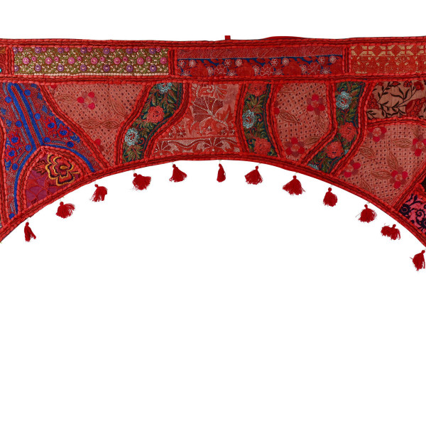 Grand Toran Décoration du Rajasthan Ton Rouge