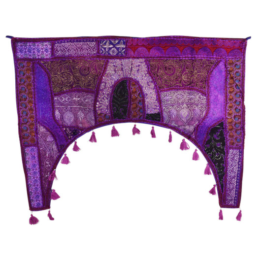 Toran Décoration Porte Rajasthan Violet -02A