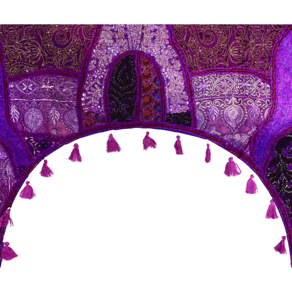 Toran Décoration Porte Rajasthan Violet -02A