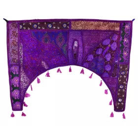 Toran Décoration Porte Rajasthan Violet -02B