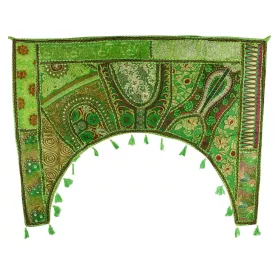 Toran Décoration Porte Rajasthan Vert Anis -04B