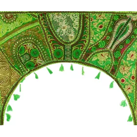 Toran Décoration Porte Rajasthan Vert Anis -04B
