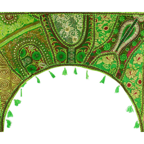 Toran Décoration Porte Rajasthan Vert Anis -04B