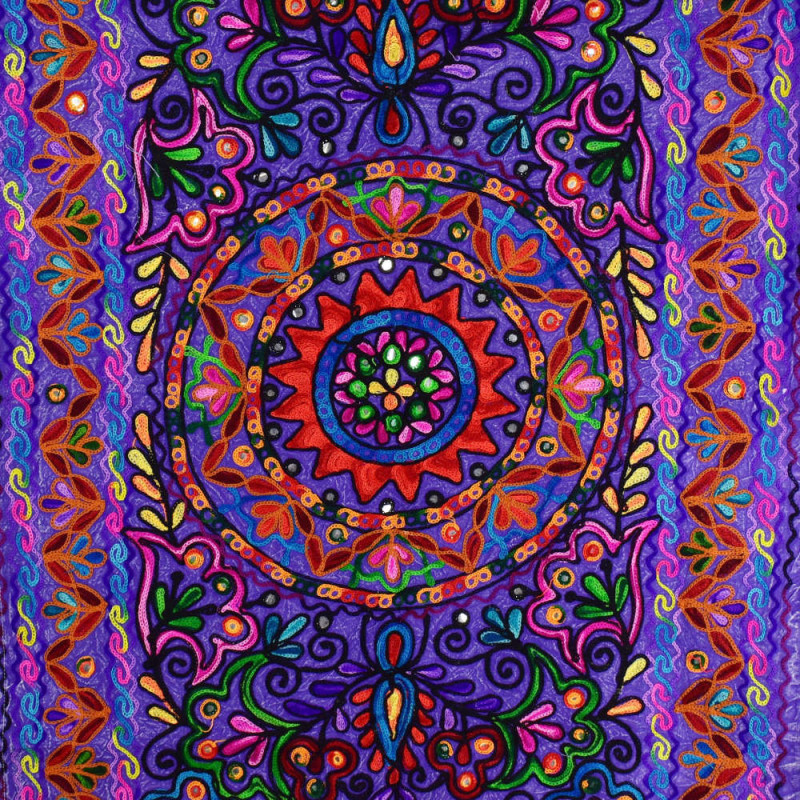Tapisserie Murale Brodée Inde NAP22-06B