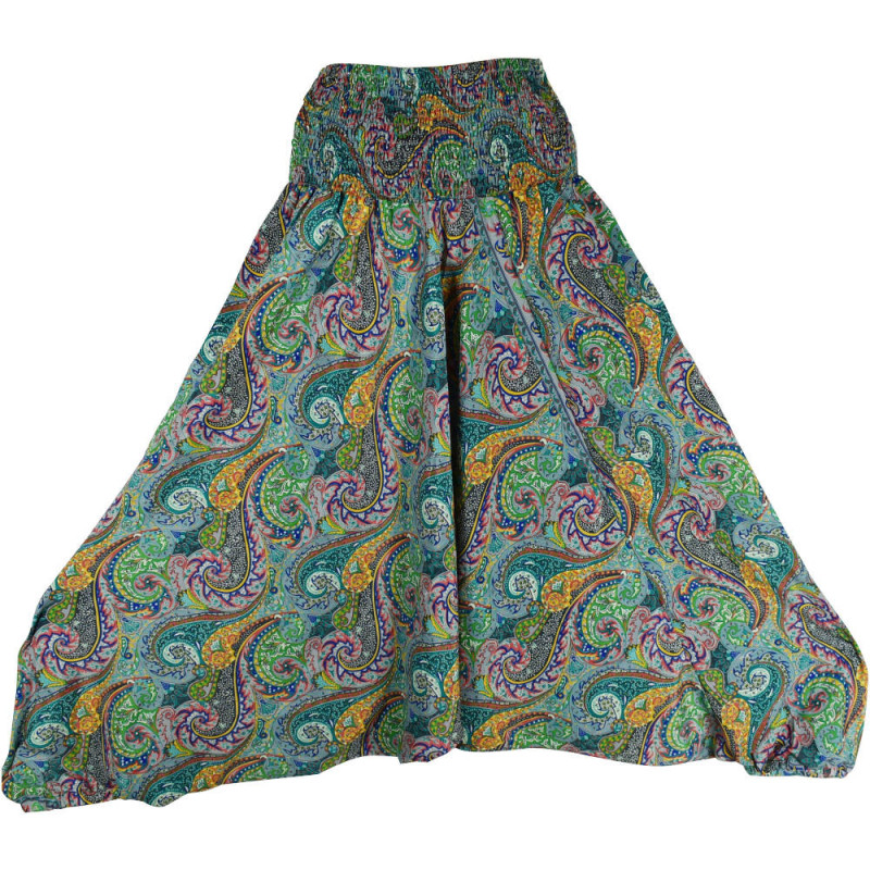 Sarouel 3 en 1 Wadhi Smocks à la Taille
