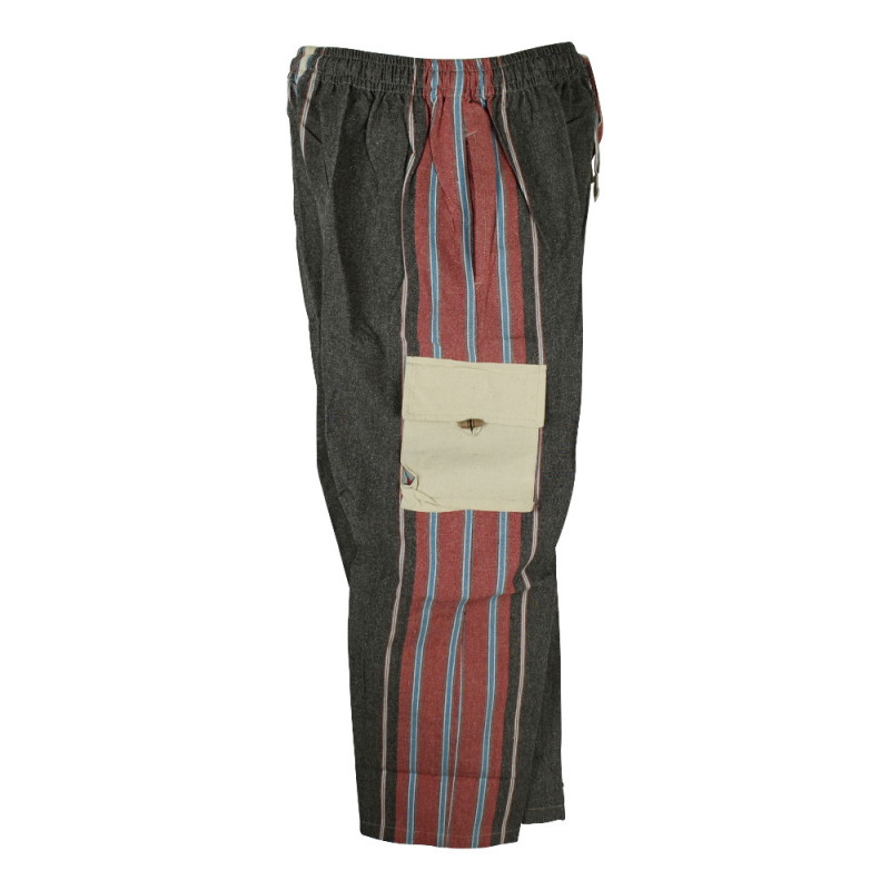 Pantalon Coton Khaddar du Népal Gris