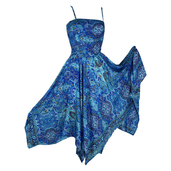Robe Longue Umra Asymetrique et Smocks - B