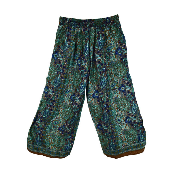 Pantalon Court Maski Ample Imprimé - F