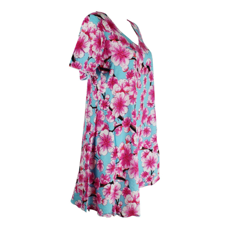Robe Courte Ample Selu Imprimé - VD