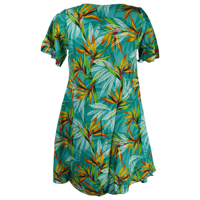 Robe Courte Ample Selu Imprimé - VE