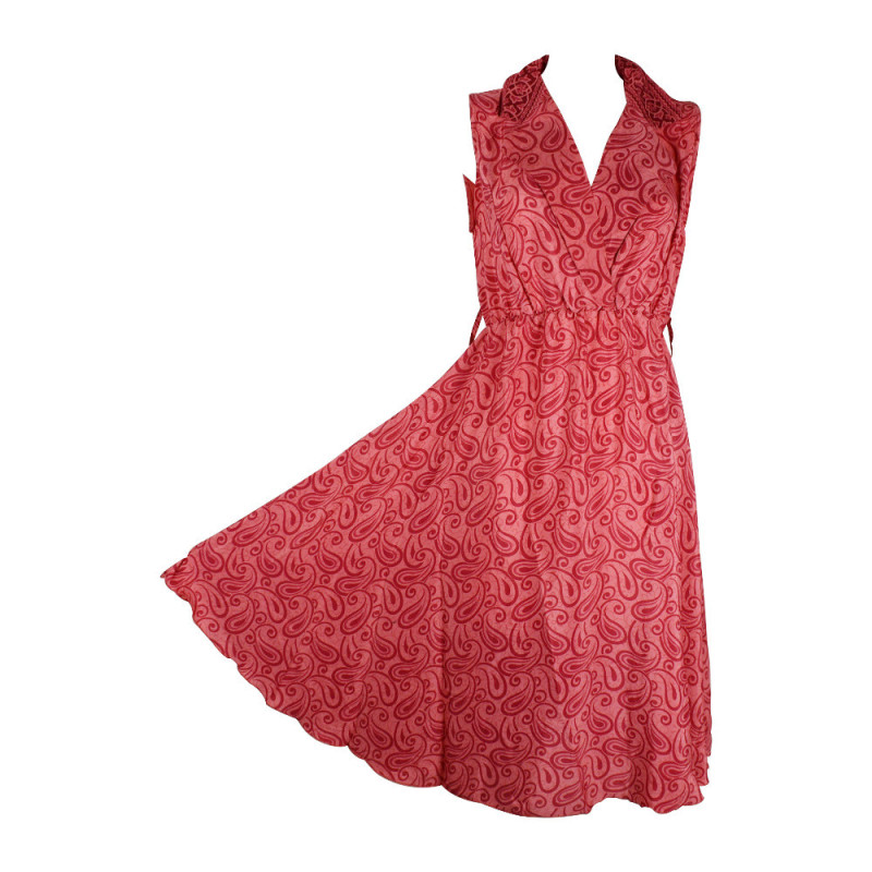 Robe Col Sans Manche Moha - D