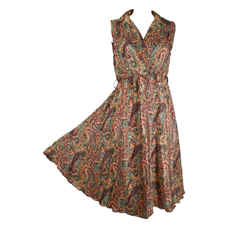 Robe Col Sans Manche Moha - F