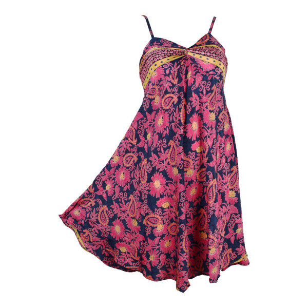 Robe Courte Chardari Imprimée - A