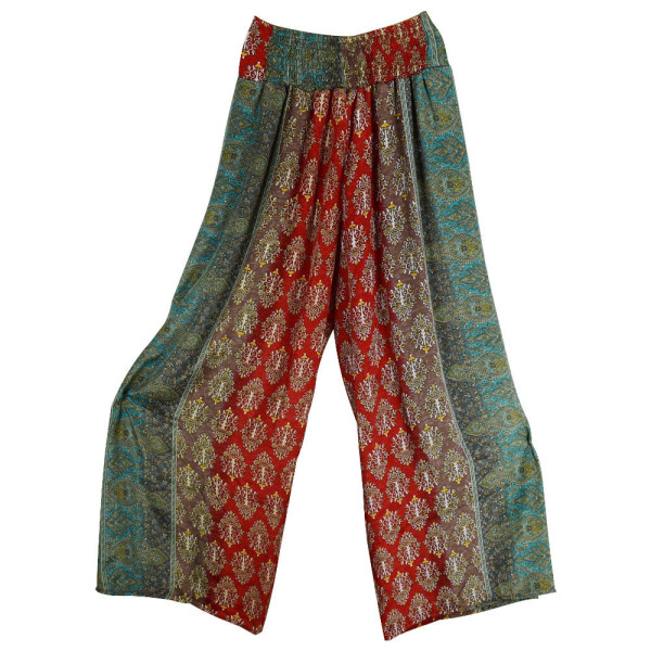 Pantalon Wrap Chardari Soie Indienne - E