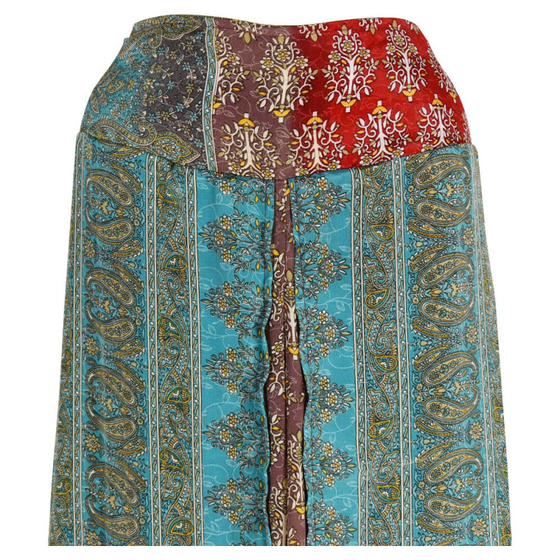 Pantalon Wrap Chardari Soie Indienne - E