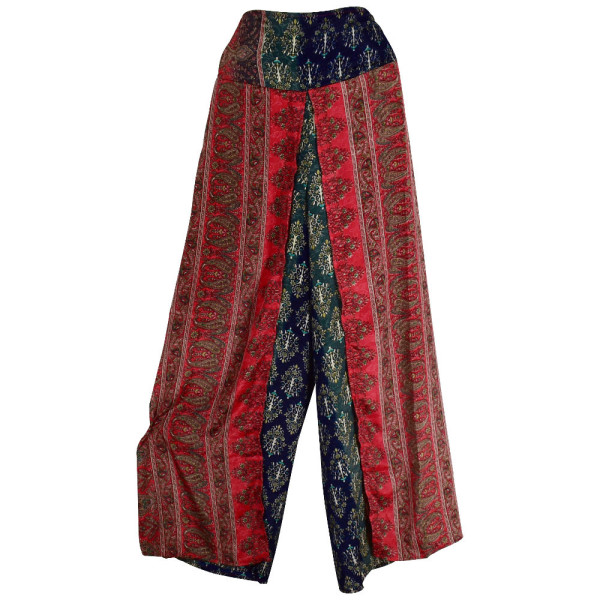 Pantalon Wrap Chardari Soie Indienne - G