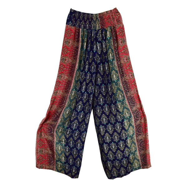 Pantalon Wrap Chardari Soie Indienne - G
