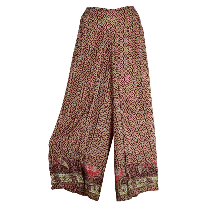 Pantalon Wrap Chardari Soie Indienne - H