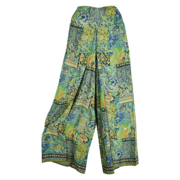 Pantalon Wrap Chardari Soie Indienne - I