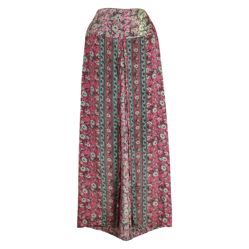 Pantalon Wrap Chardari Soie Indienne - J
