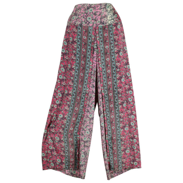 Pantalon Wrap Chardari Soie Indienne - J