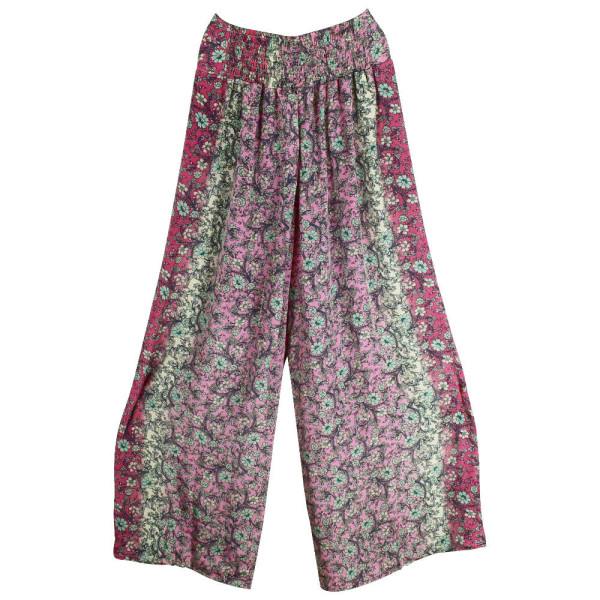 Pantalon Wrap Chardari Soie Indienne - J