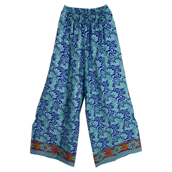 Pantalon Wrap Chardari Soie Indienne - L