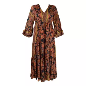 Robe Longue Hiwara Imprimée - A