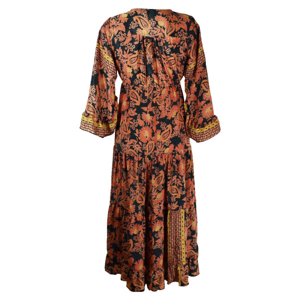 Robe Longue Hiwara Imprimée - A