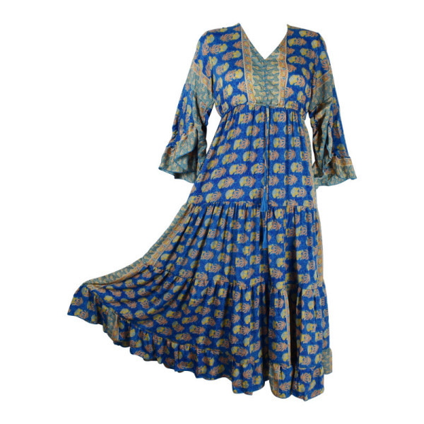 Robe Longue Hiwara Imprimée - E