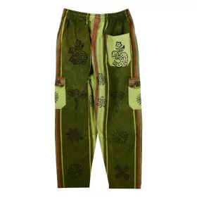 Pantalon Pokhar Coton Ethnique Vert