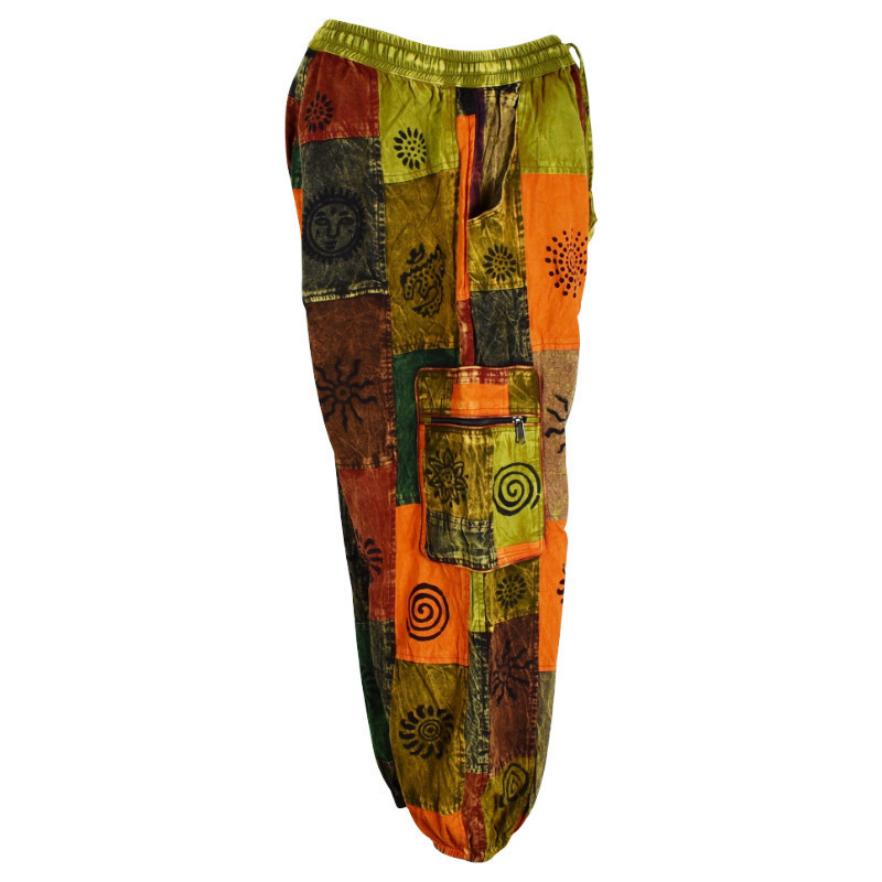Baggy Morwa Patchwork Stonewash