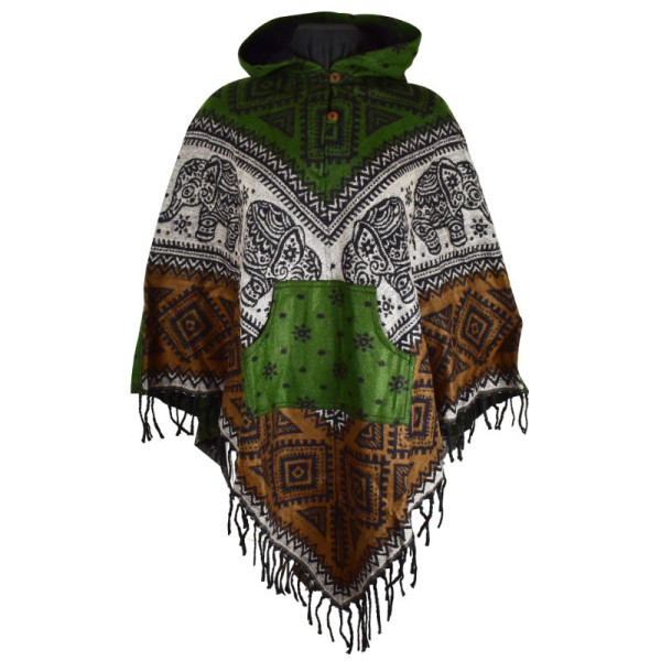 Poncho Femme Ganor Motif Éléphant