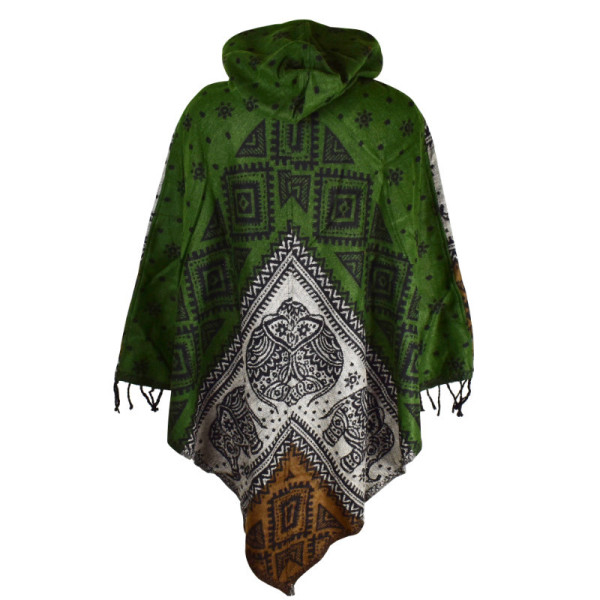 Poncho Femme Ganor Motif Éléphant