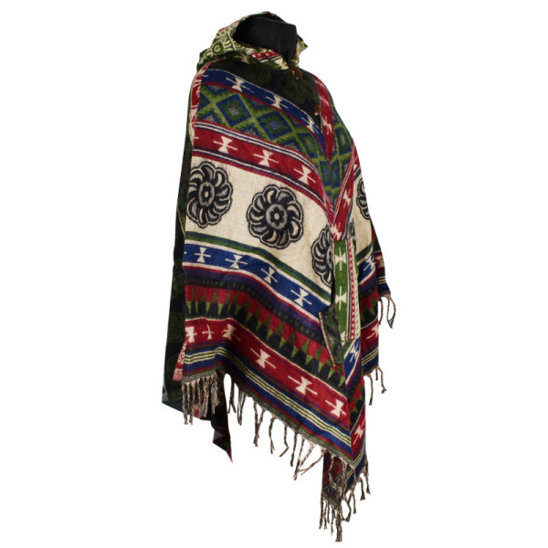 Poncho Femme Ranipur Multicolore