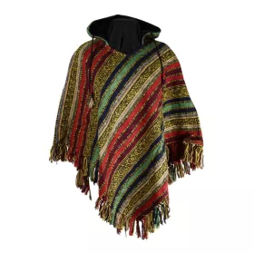 Poncho Coton Peigné Dara Multicolore