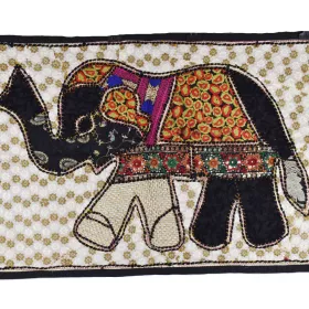 Tapisserie Murale Brodée Éléphant TM22-04