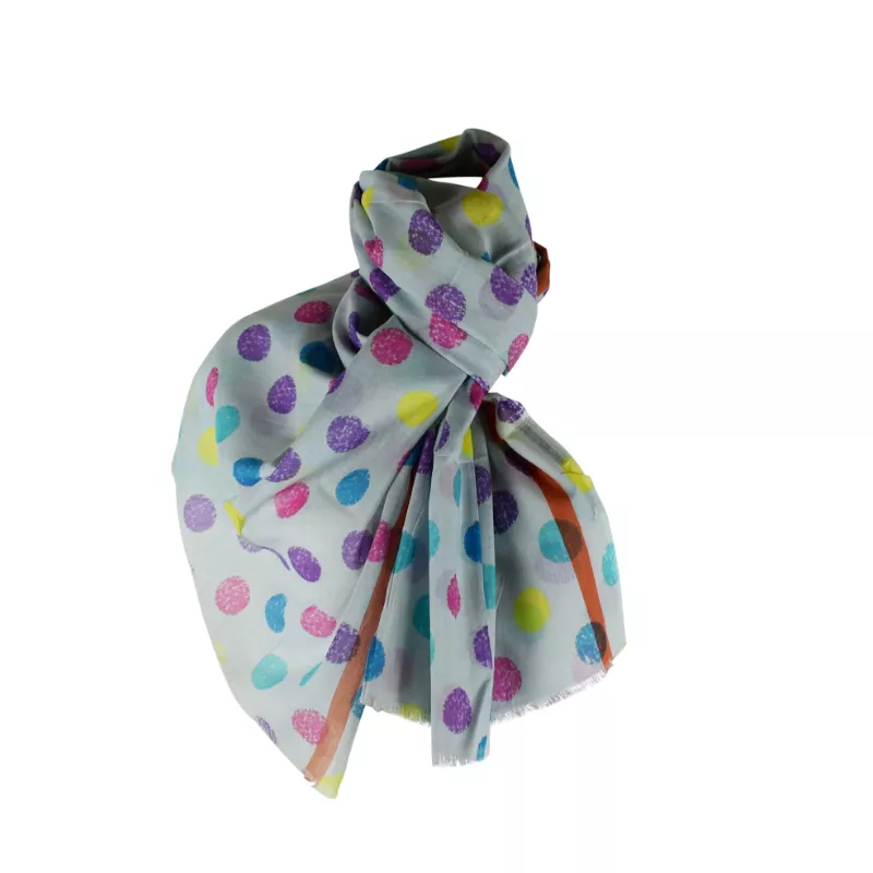 Écharpe Multicolore Coton Imprimé EC24-05