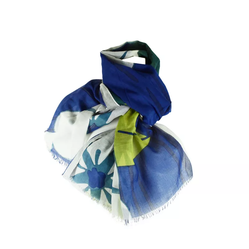 Écharpe Multicolore Coton Imprimé EC24-06