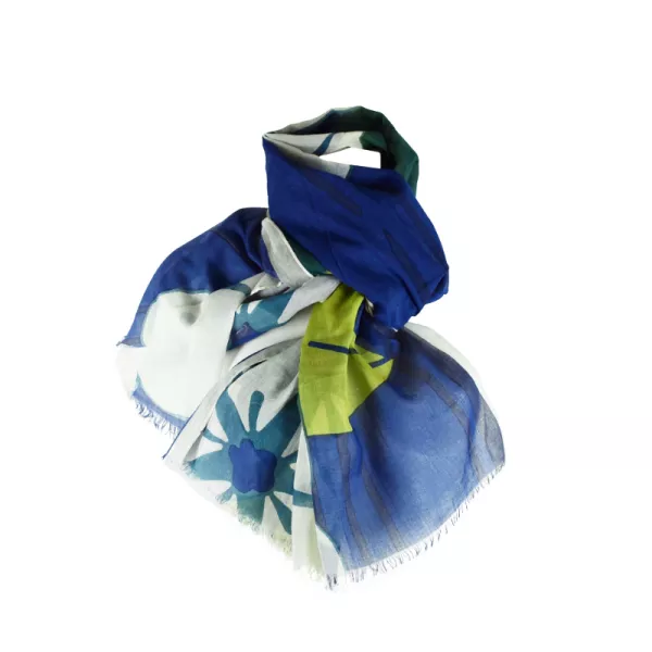 Écharpe Multicolore Coton Imprimé EC24-06